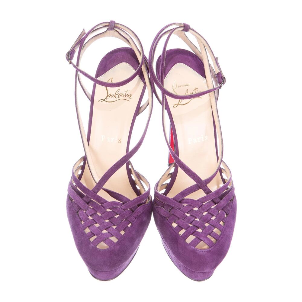 Christian Louboutin Purple Heels - Picture 3 of 16